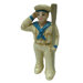 Saluting Sailor Still Action Coin Bank