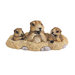 Burrowing Buddies Garden Gophers Statue