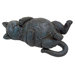 Playful Cat on Back Statue