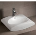 Isabella 6.25" x 23.63" Rectangular Vessel Sink with Overflow and Center Drain in White