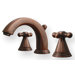 Blairhaus Widespread Truman Bathroom Faucet with Double Cross Handles