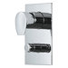 Gyro Wall Mount Diveter Faucet Shower Faucet Trim Only