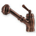Beluga One Handle Single Hole Kitchen Faucet with Straight Handle Pull-Out Spray Head