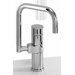 Gyro Single Hole Kitchen Faucet with Less Handle and Dual Swivel Spout