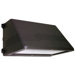 150W Induction Large Cut-Off Trapezoidal Wall Light in Bronze