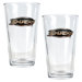 NHL Pint Ale Glass 2 Piece Set - Primary Logo