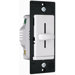 TradeMaster 600W Decorator Single Pole Slide Dimmer in White