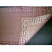 Greek Key Burgundy/Cream Rug