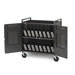 32 Netbook Cart with Antimicrobial Surface in Anthracite
