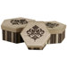 Broderick Storage Gift Box with Appliqu&eacute; Set of 3