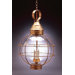 Onion 27" Three Candelabra Sockets Large Caged Hanging Lantern
