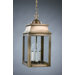 Concord 20" Three Candelabra Sockets Pagoda Hanging Lantern