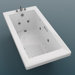Guadeloupe 32 x 72 x 23" Rectangular Air and Whirlpool Jetted Bathtub
