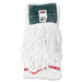Web Foot Shrinkless Looped-End Wet Mop Head, Medium