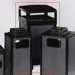 Dimension 500 Series 29 Gal. Hinged Top  Receptacle