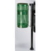 Howard Towne 10 Gal.  Perforated Steel Pole/Wall Mount Receptacle