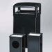 Howard Standard Black Small Hinged Top Receptacle