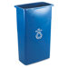 Slim Jim Recycling with Handle in Blue