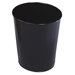 Fire-Safe Steel Wastebasket in Black