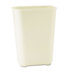 Fire-Resistant Rectangular Wastebasket, 10 Gal