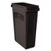 Slim Jim Rectangular Receptacle with Venting Channels, Rectangular