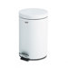 Economical Step Can, Round, Steel, 3.5gal, White                                                                             