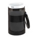 Open Top Receptacle, Round, Steel, 51gal, Black                                                                              