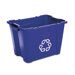 Stacking Rectangular Recycle Bin, 14 Gal