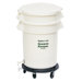 Brute Greenskeeper Container with Lid and Dolly - 20 Gallon
