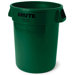 Round Brute Container in Dark Green