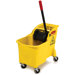Tandem 31-Quart Bucket / Wringer Combo in Yellow