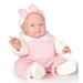 Lily - 14" Real Girl Vinyl Doll with Pink Terry and Fleece Outfit