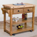 Sedona Kitchen Cart with Butcher Block Top