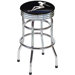 Lady Silhouette 30.5" Backless Chrome Swivel Barstool
