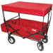 Folding Utility Wagon in Red