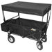 Folding Utility Wagon in Black
