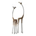 Short Giraffe Figurine in Hand Applied Multi-Color