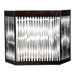 Zigzag 3 Panel Iron Fireplace Screen