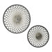 Round Gold Mesh Wall Art in Mystic Gold