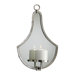 Iron and Glass Mod Wall Sconce