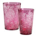 Small Rose Vase in Red and White