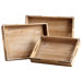 Staton Trays in Washed Oak