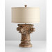 Syna Table Lamp in Limed Gracewood