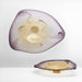 Large Copenhagen Bowl in Purple and Golden Amber