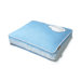 Utopian What Dogs Dream Rectangular Dog Bed in Sky Blue Light / White