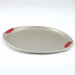 Gourmet Bakeware Pizza Pan with Silicone Grips