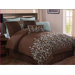 Jardin Embroidered Leaves Comforter Set
