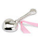 Heart Sterling Silver Baby Rattle