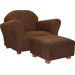 Roundy Microsuede Kid's Novelty Chair