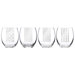 Social Ave Assorted Stemless Wine Glass (Set of 4)